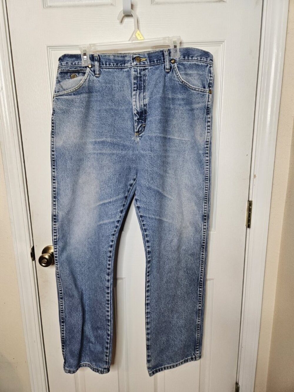 Wrangler George Strait Cowboy Cut Jeans 38x32 Cowboy Rodeo Western Straight Leg